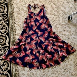 Tropical short summer dress, size Large